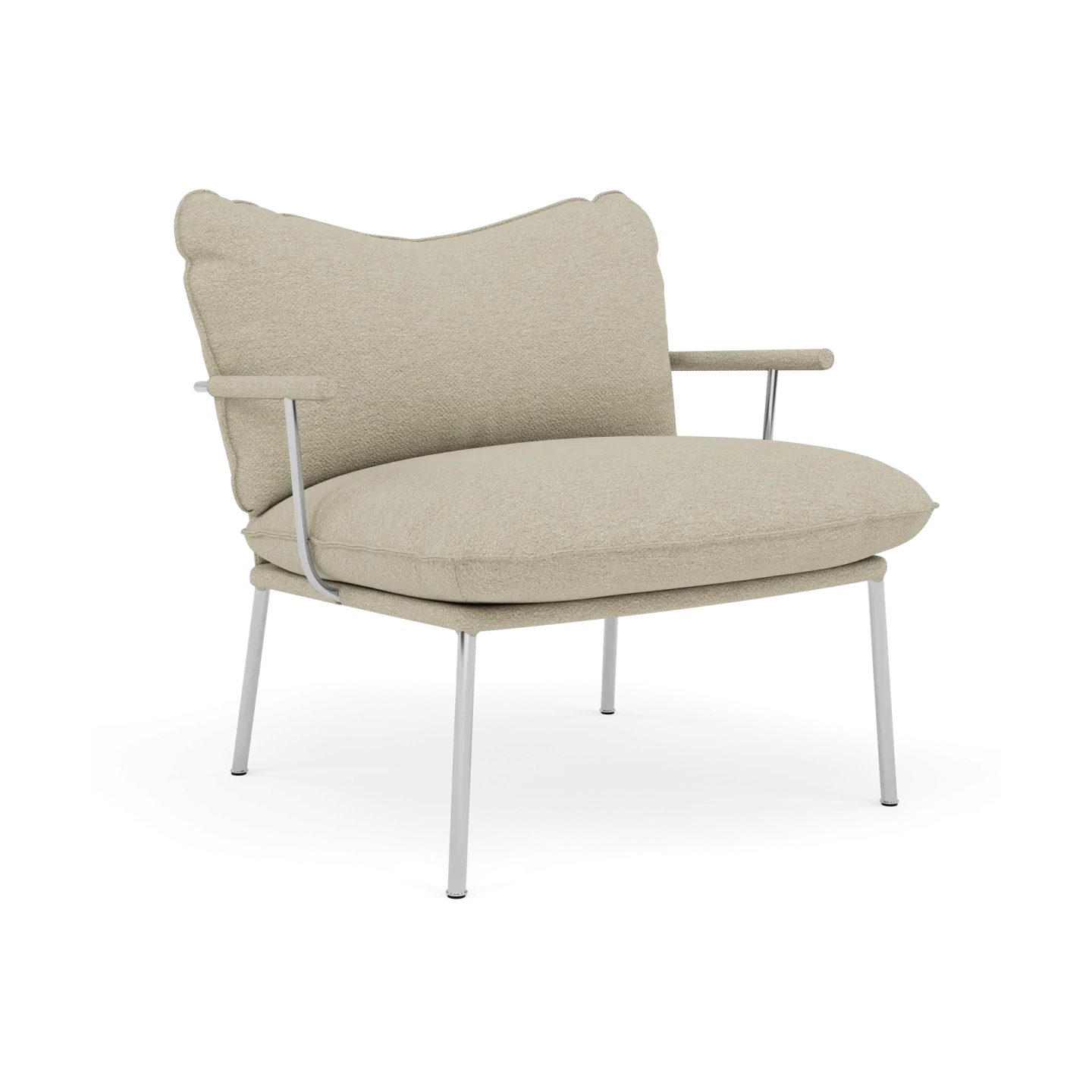 Fogia Pico Sessel Barnum 2-teilig-polished stainless steel