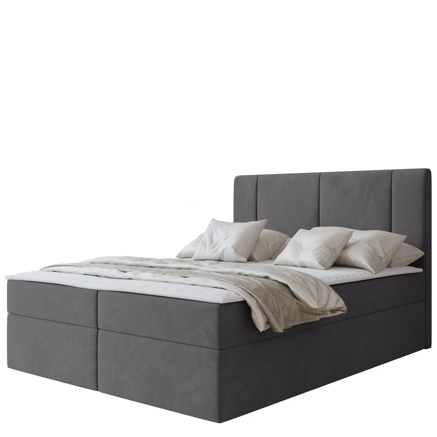 Salricus Sängpaket Kontinentalsäng 160x200 cm med Förvaring -