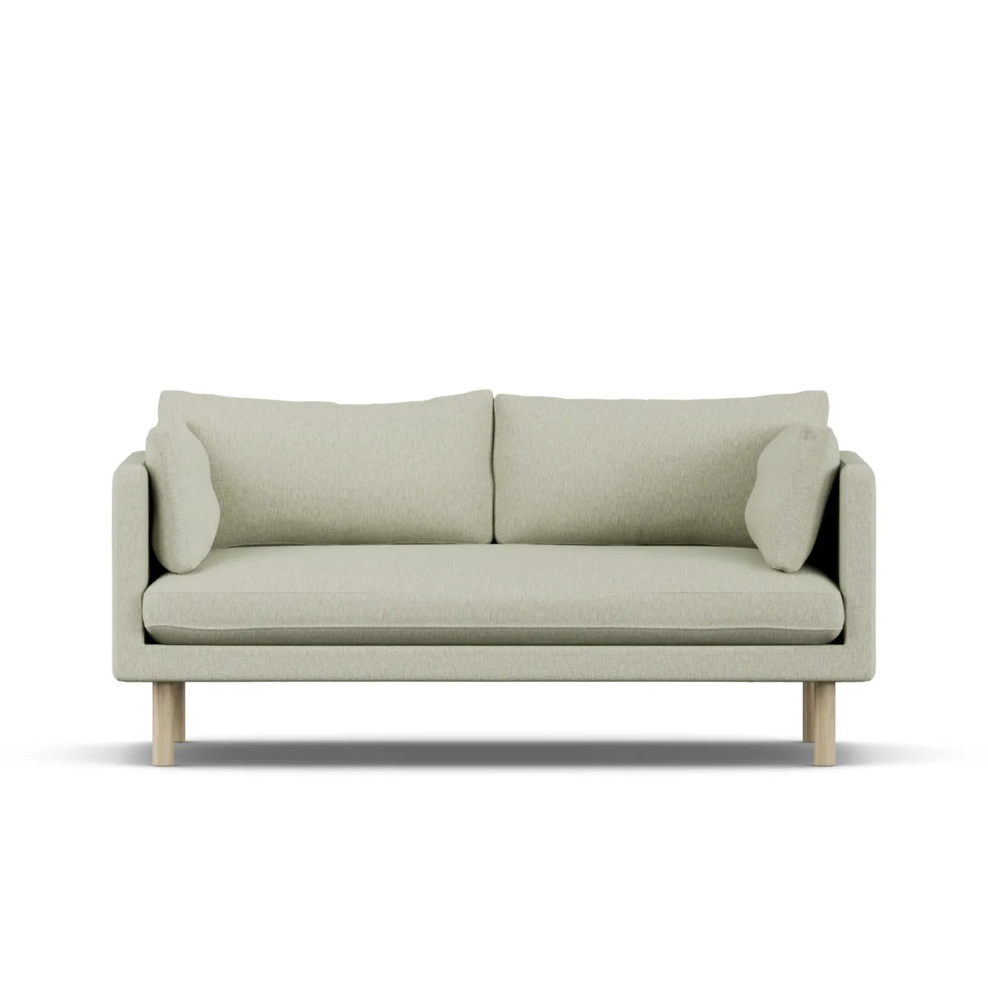 1898 Linnevik Sofa Luiza Beige 3981-Eiche weiß geölt, 2-sitzig
