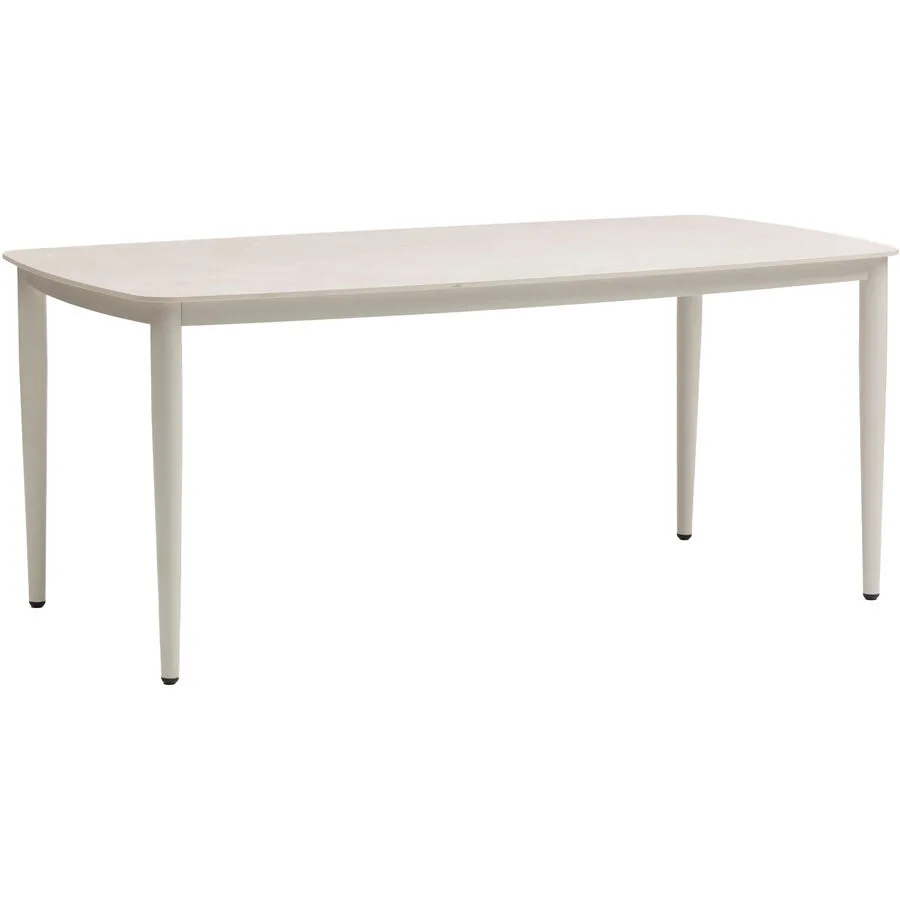 Gartentisch Florenz Beige Aluminium 180 cm
