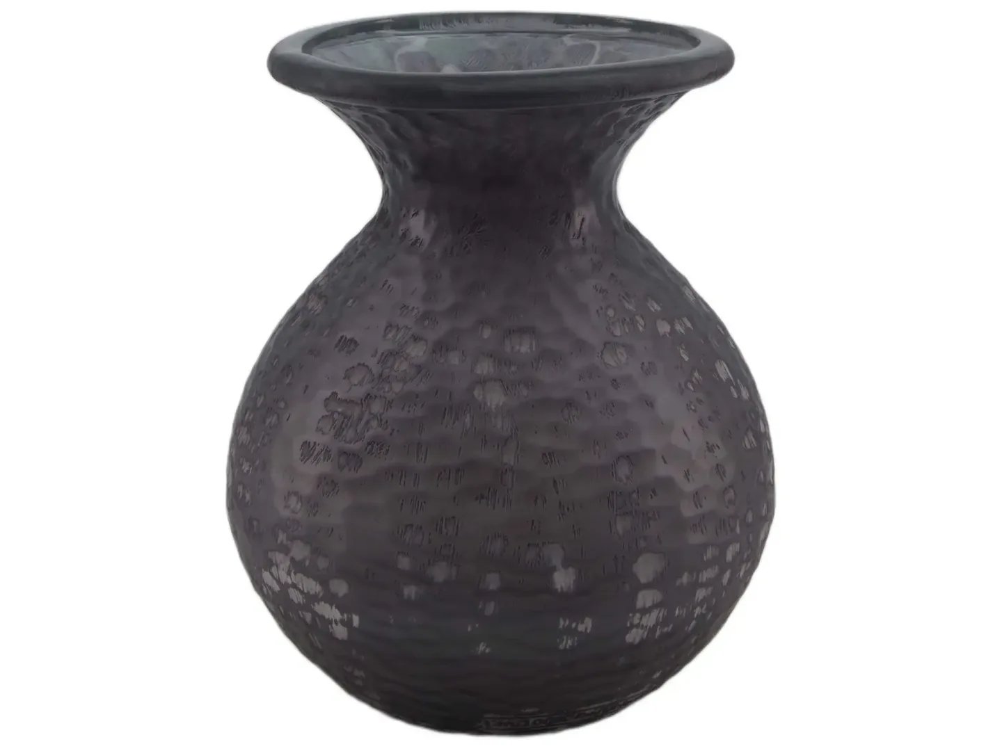 Decofinder Vase Glas Grau H: 25 cm | Schubiger Möbel
