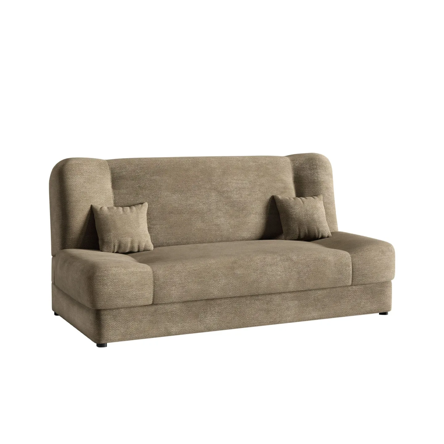 Abron 3-sits Bäddsoffa med förvaring - beige