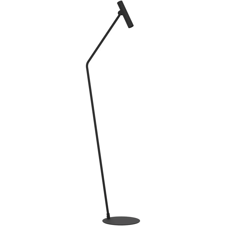 Eglo Stehlampe Almudaina Schwarz Stahl 157 cm - LED - Lichtfarbe: Warmweiss - LED Energiesparlampen