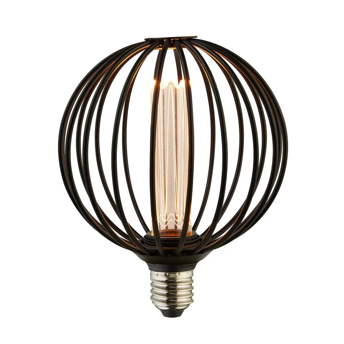 Globlampa LED Svarta ribbor 1800K E27