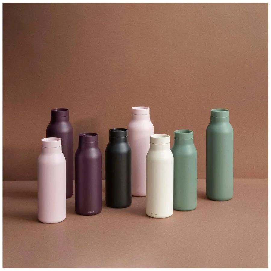 Thermosflasche Eva Solo Grün Kunststoff/Edelstahl H 18 cm