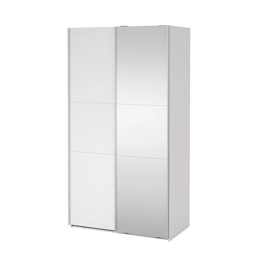 Como Schiebetürenschrank 2 Türen 120x220cm weiß.