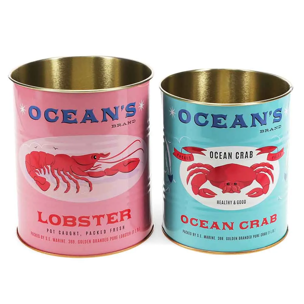 Kruka / plåtburk 2 pack Ocean´s Brand