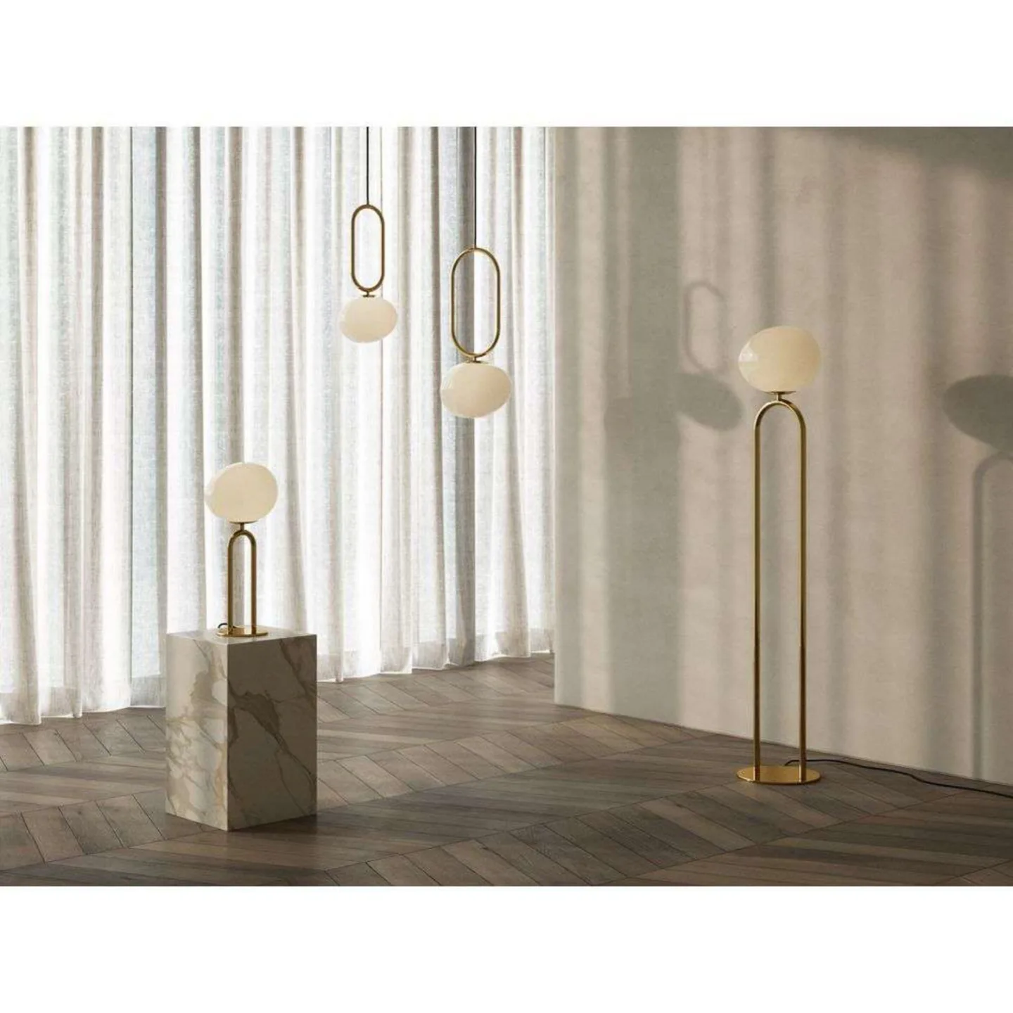 Shapes 27 Taklampa Brass - DFTP DFTP by Nordlux - Matsal - Metall