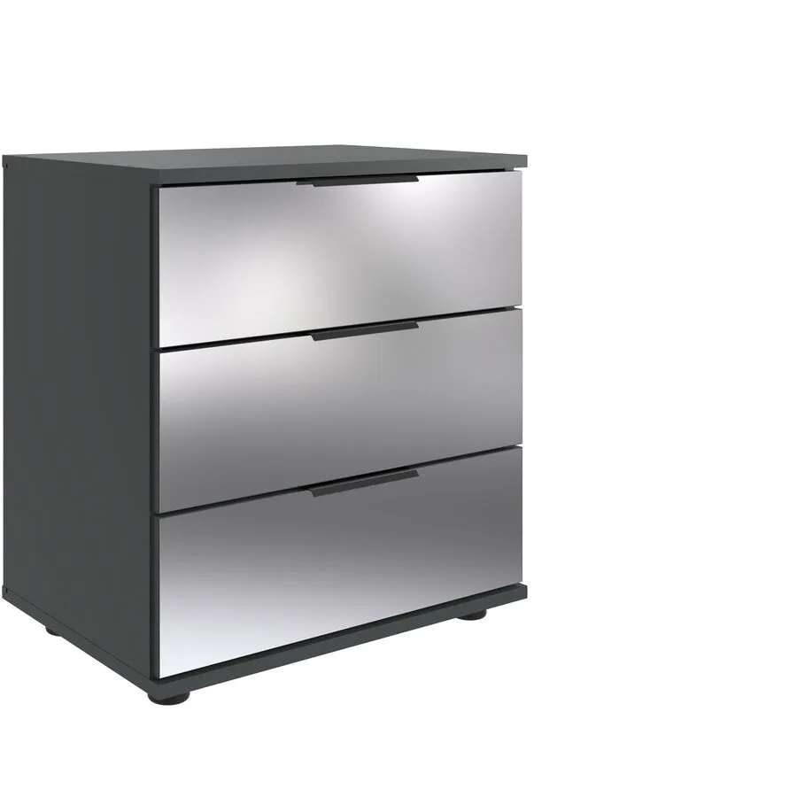 Nachttisch Metac graphit Holzwerkstoff B 52 H 58 cm