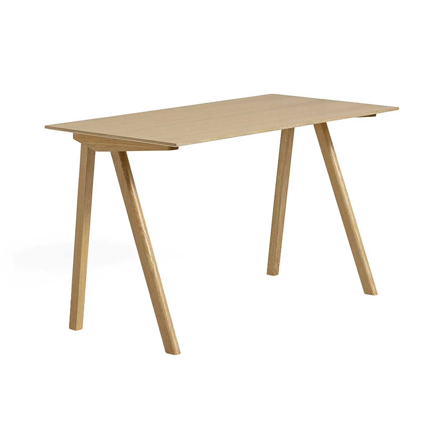 HAY CPH90 2.0 Schreibtisch 65x130 cm Lacquered oak-oak Furnier