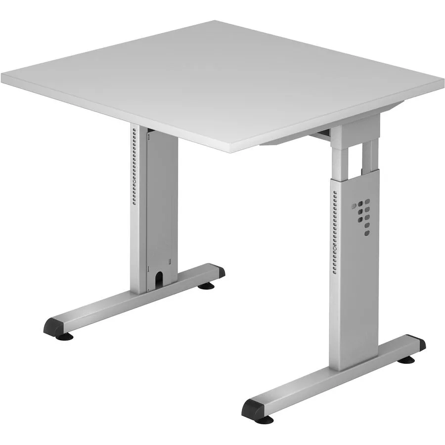 Schreibtisch Office grau Holzwerkstoff B 80 T 80 cm