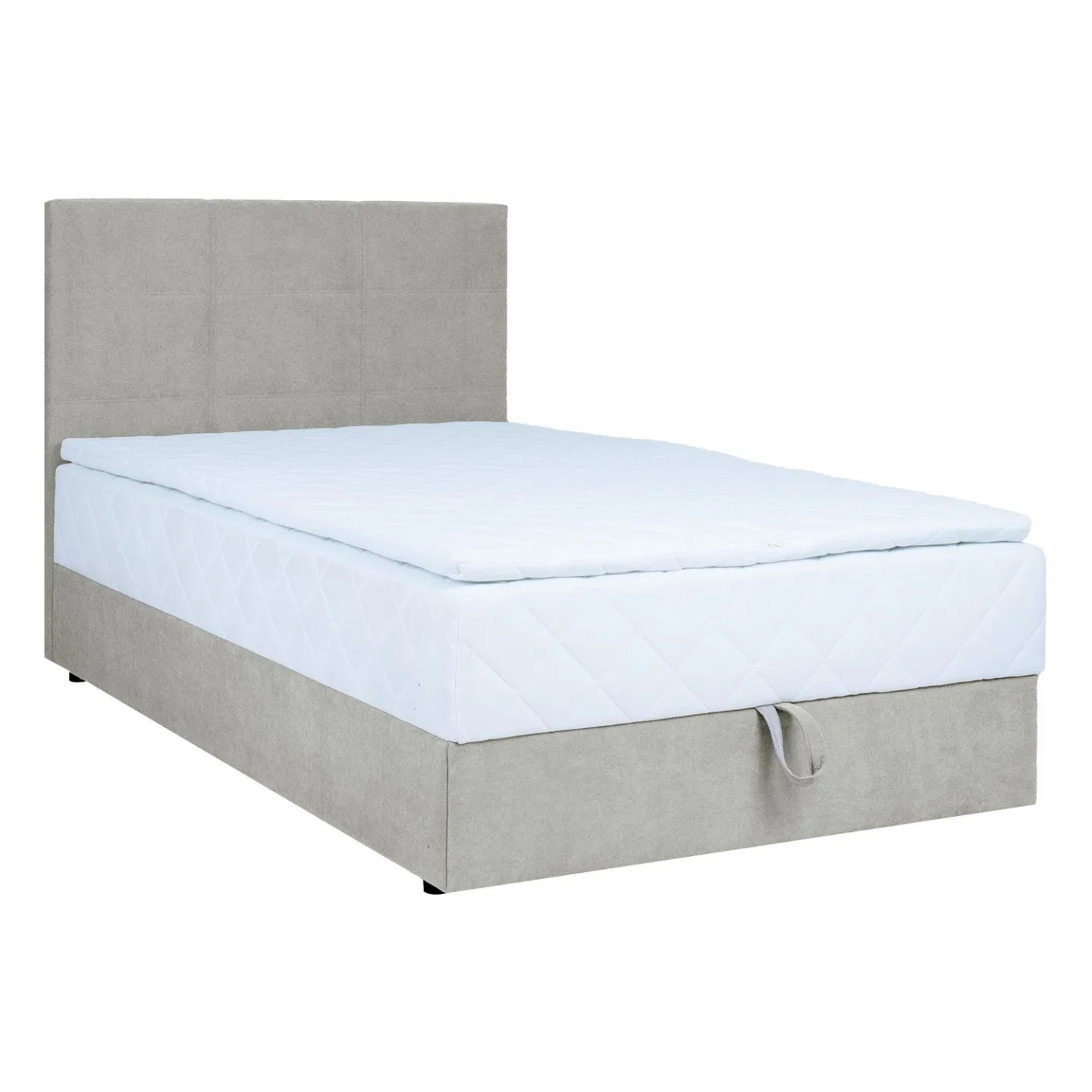 Kontinentalsäng Kalen med madrass 120x200 cm - mörkbeige