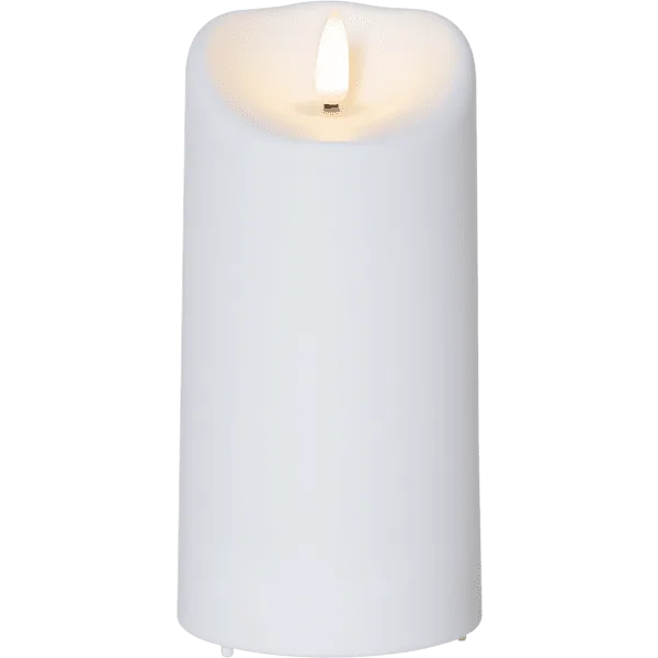 Star Trading - LED Blockljus Flamme - Batteriljus - Vit