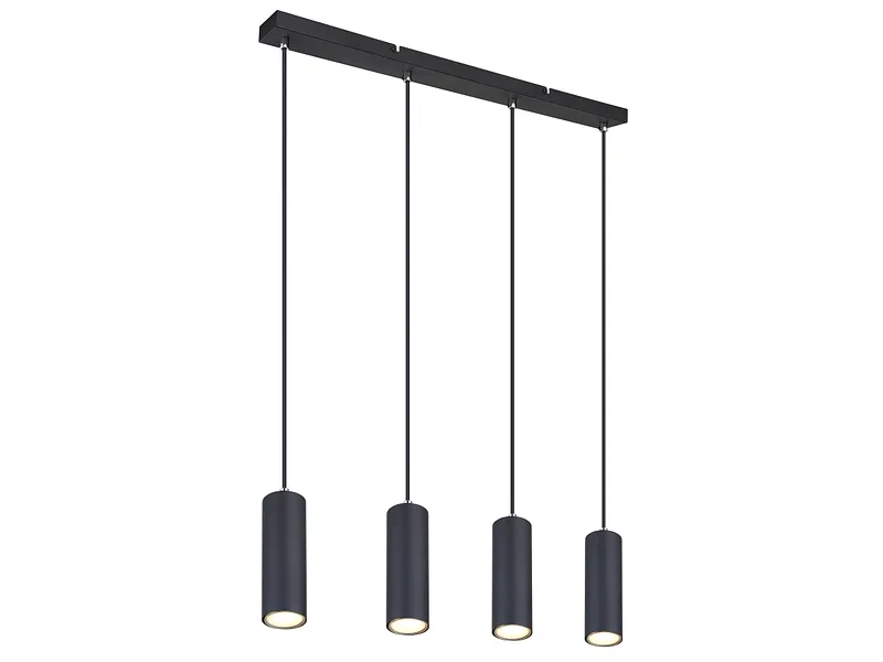 Hängelampe ROBBY 65x120cm 35W schwarz