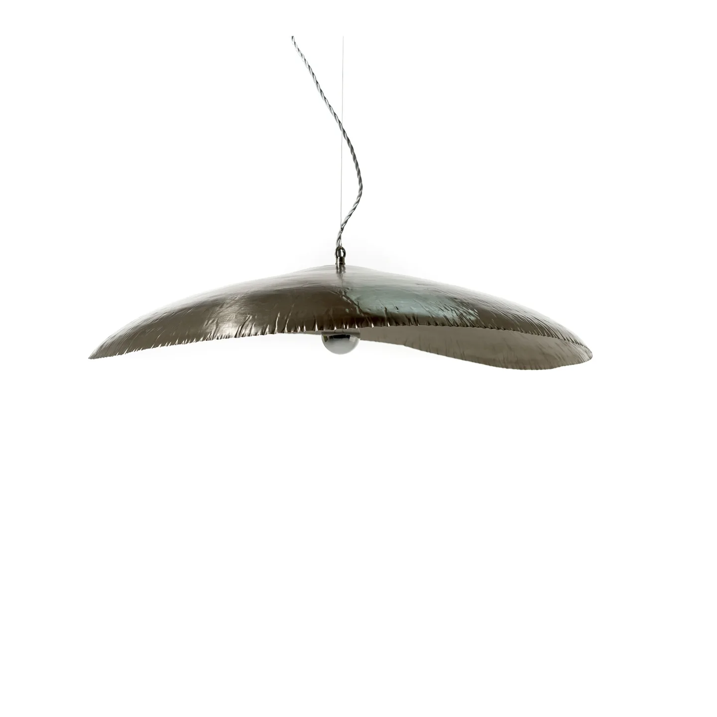 Gervasoni - Silver 95 Suspension Lamp Ø 80 - Pendellampor - Paola Navone - Silver