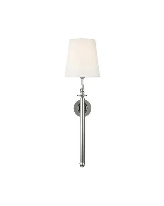Capri Tail Sconce Nickel