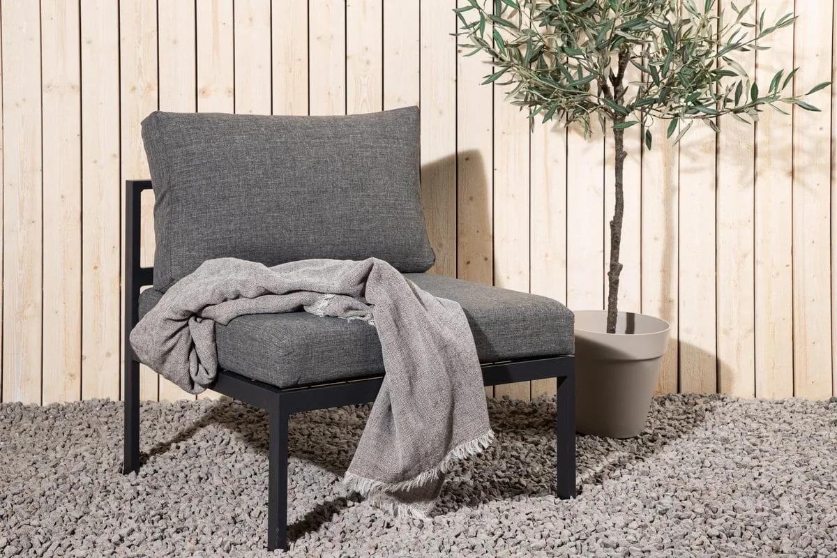 Mittmodul Copacabana 70 cm Utomhus - Svart