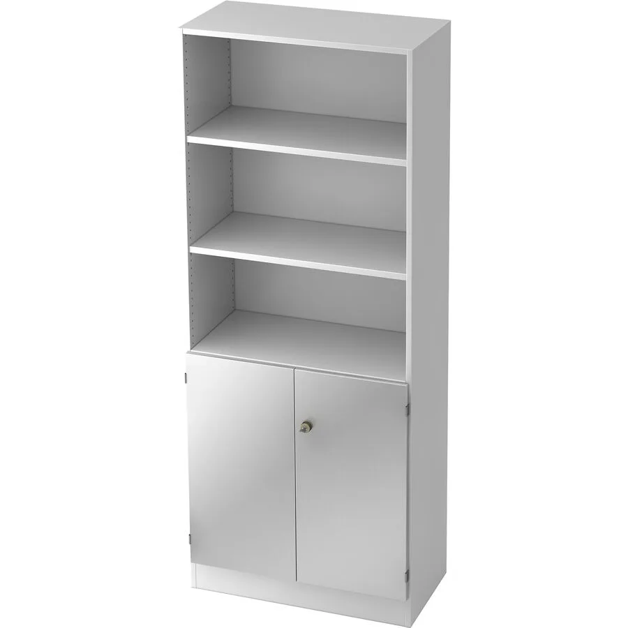 Aktenschrank Office weiss, silber Holzwerkstoff B 80 cm H 200.4 cm