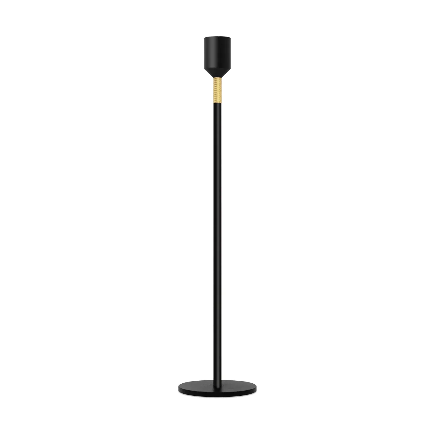 Solstickan Design Three Stars Kerzenhalter L 34 cm Schwarz