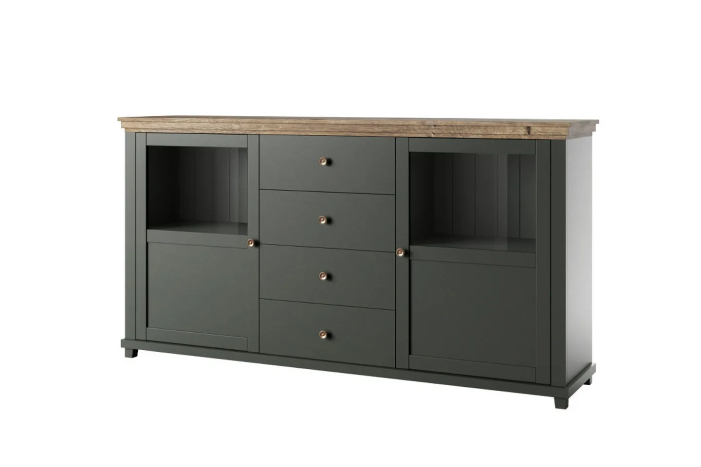 Ivreri Sideboard 42x181 cm - Khaki/Natur