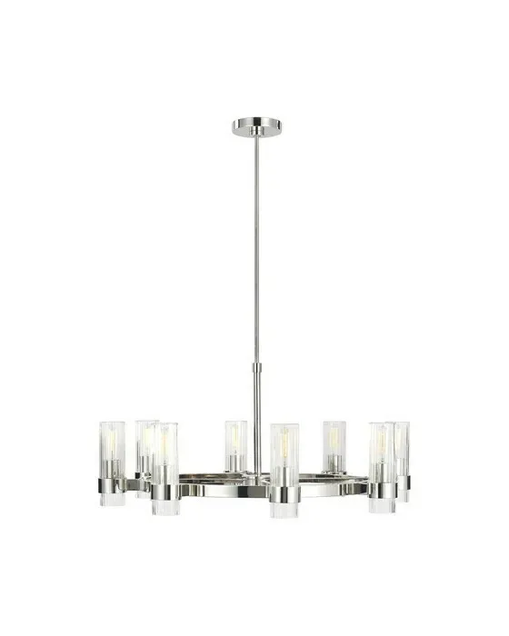 Geneva Chandelier Nickel