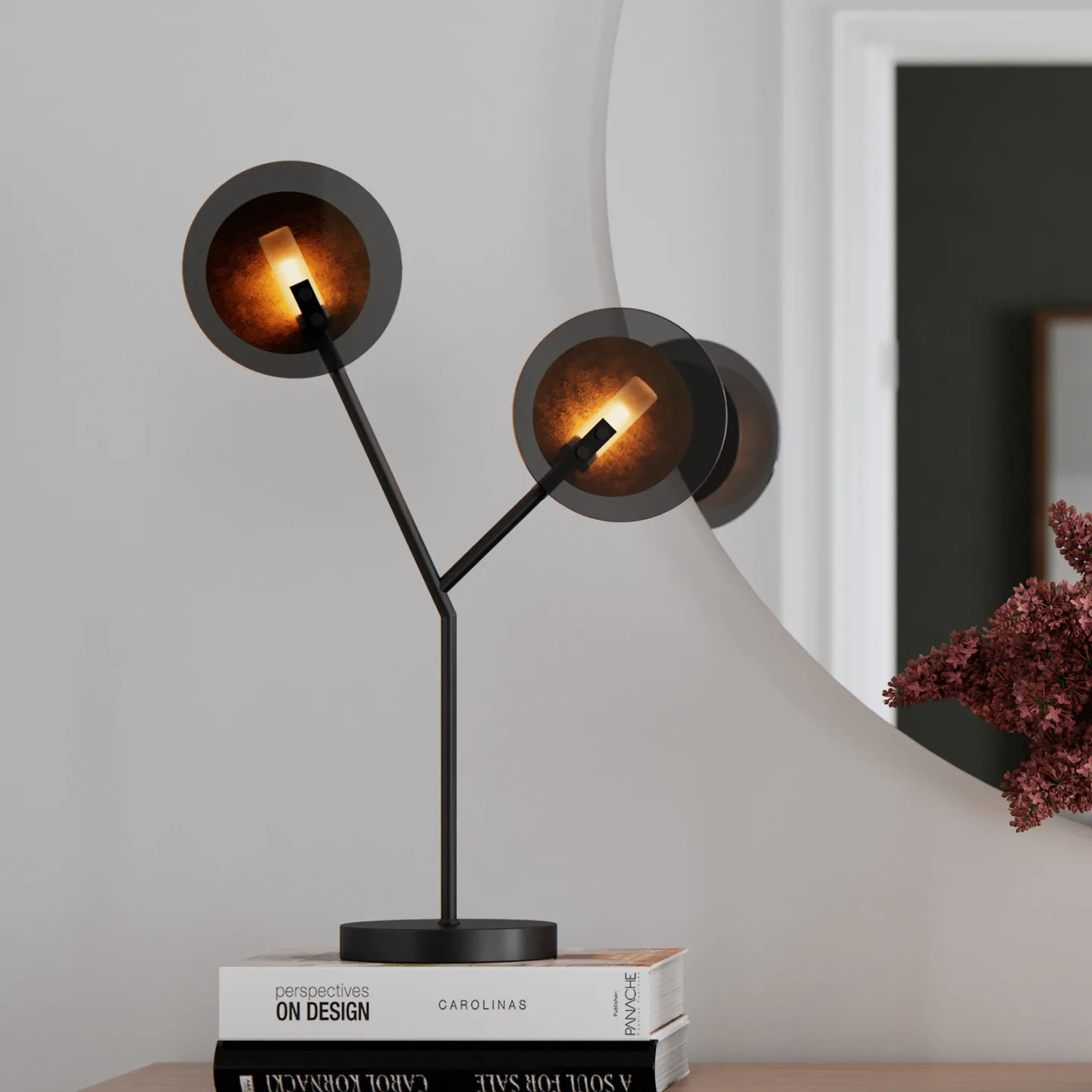 Turno Bordlampe Black/Gold - By Rydéns - Stue - Design - Metall