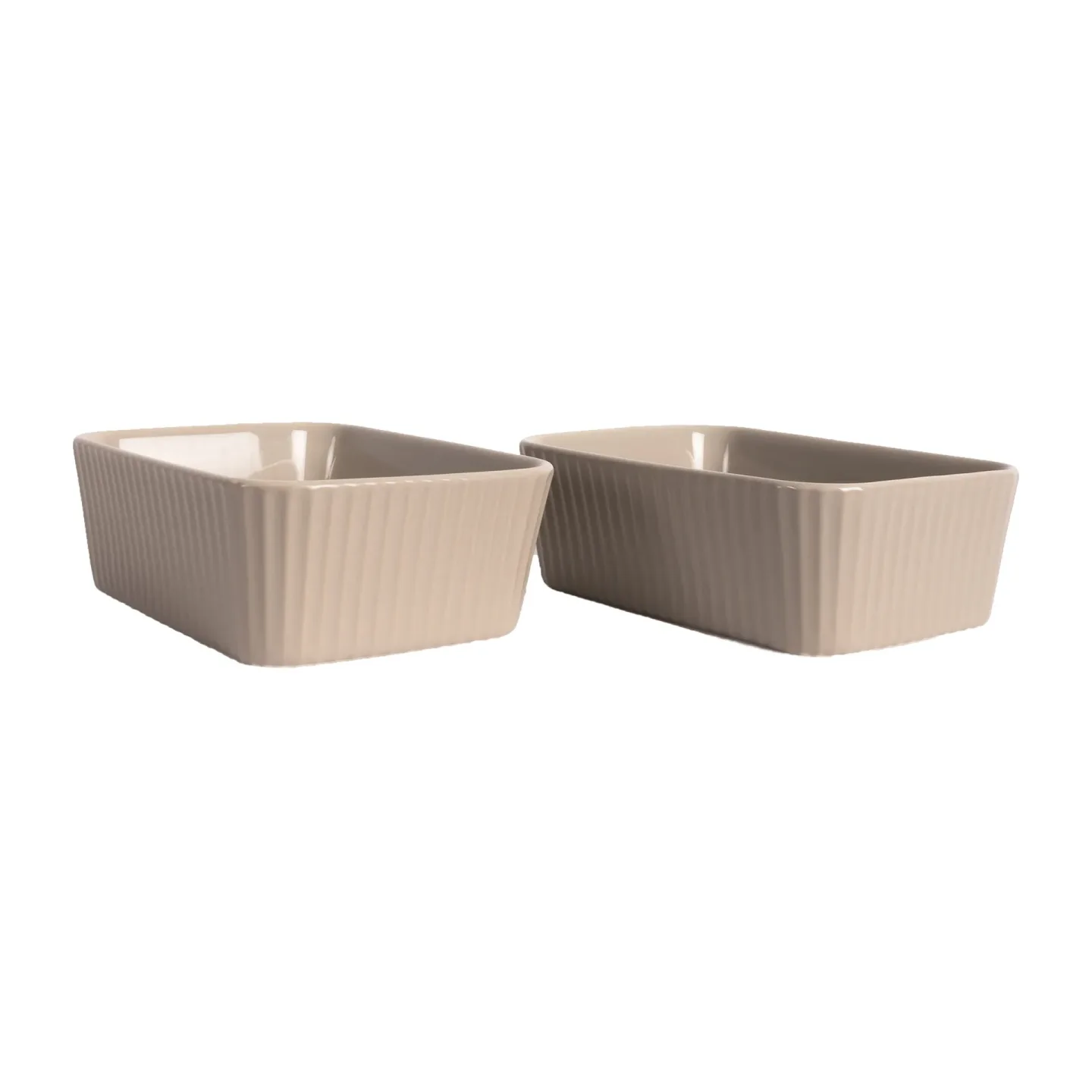 Sagaform Flora Ofenform mini 2er Pack Beige