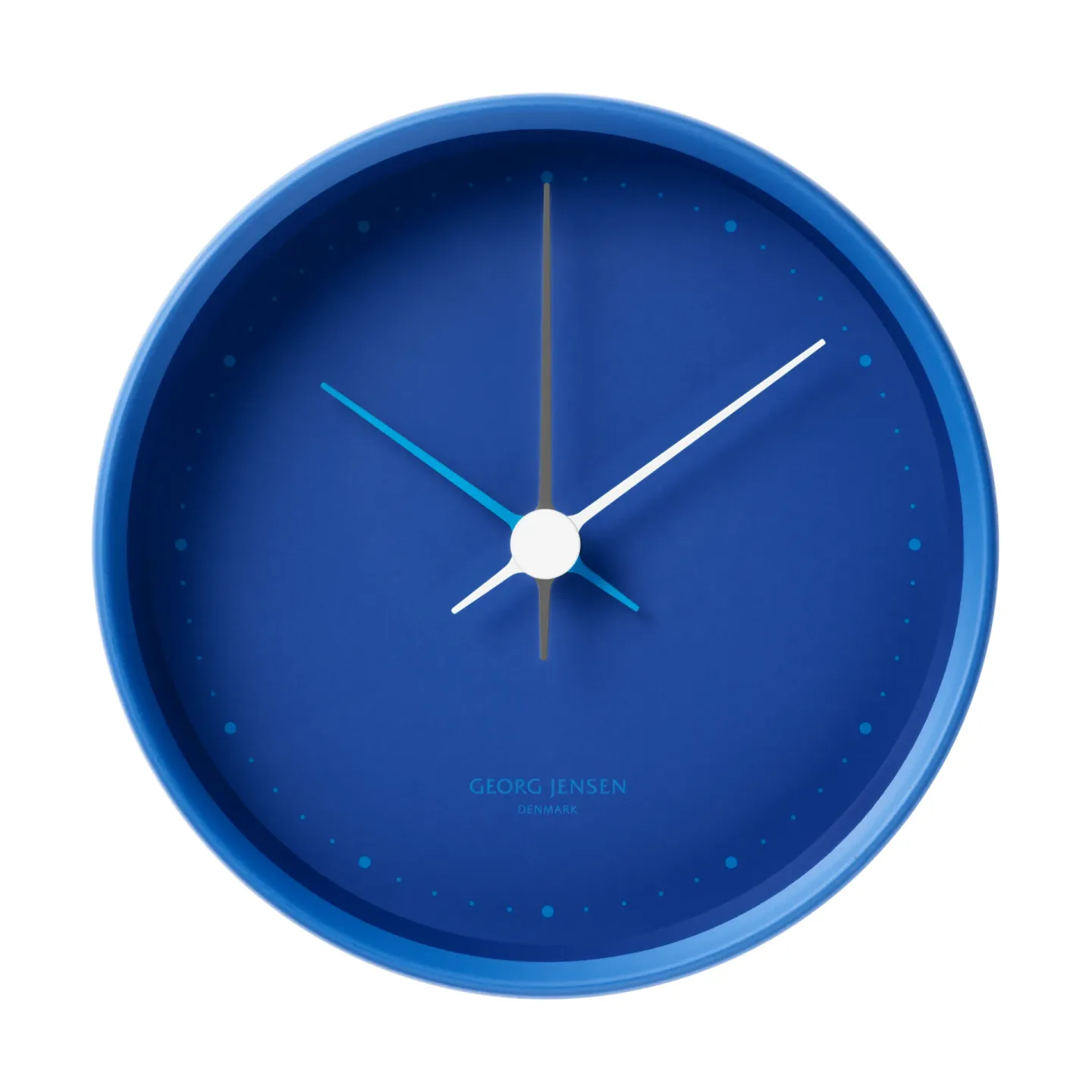 Georg Jensen Koppel Wanduhr Ø10 cm Iconic blue