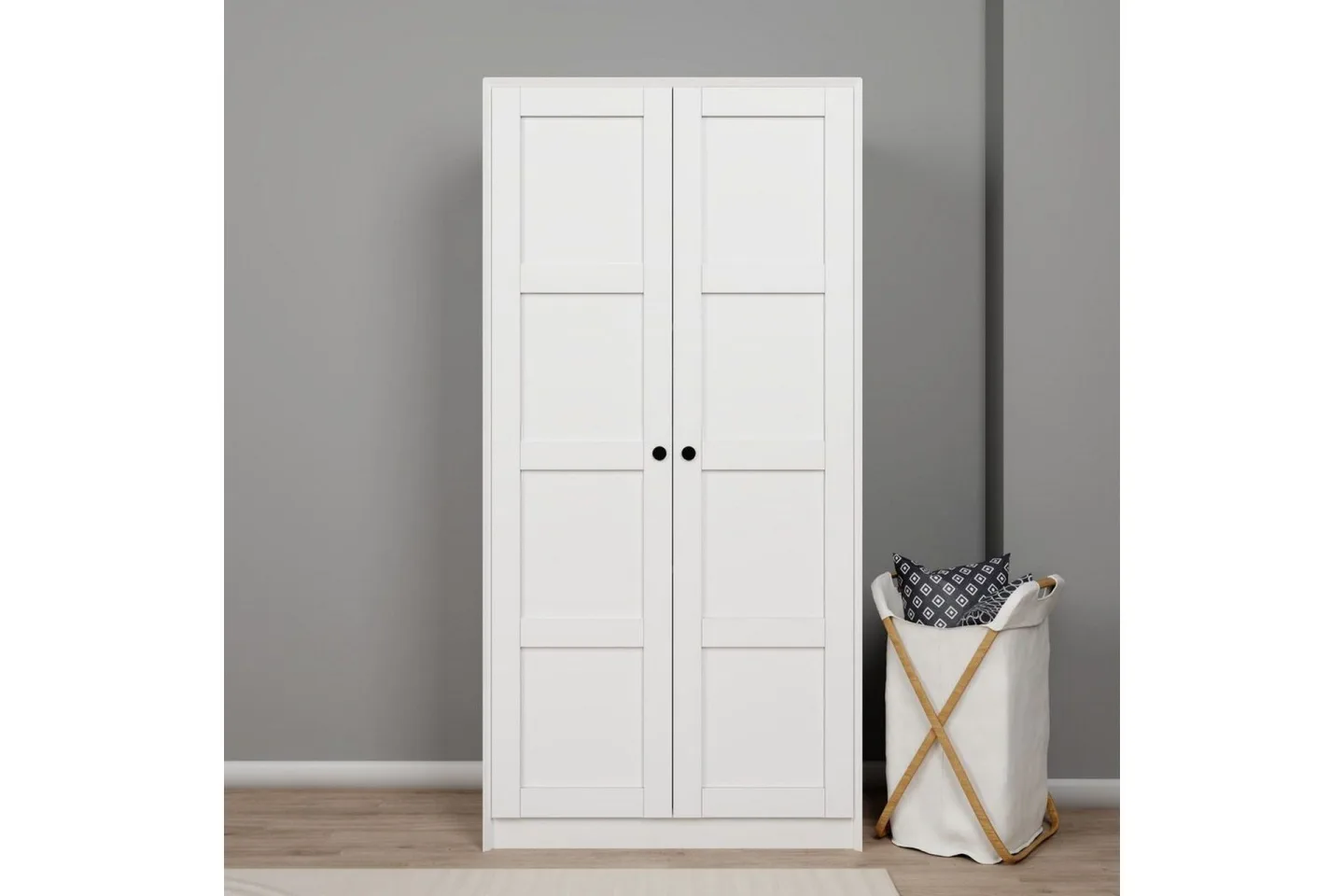 Nagouri Garderob 94x190 cm - Vit