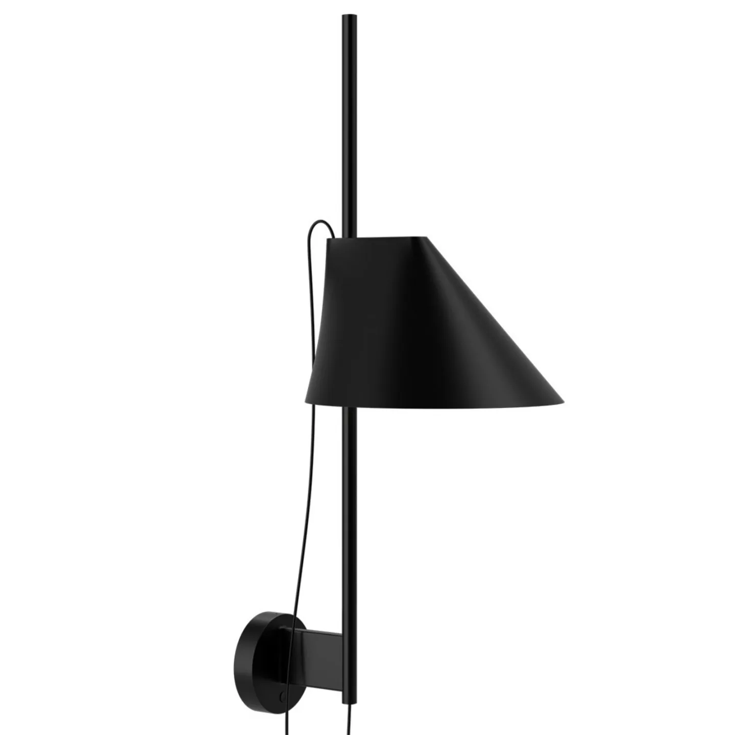 Yuh Vegglampe Svart - Louis Poulsen - Stue - Design - Metall - Med en lyskilde