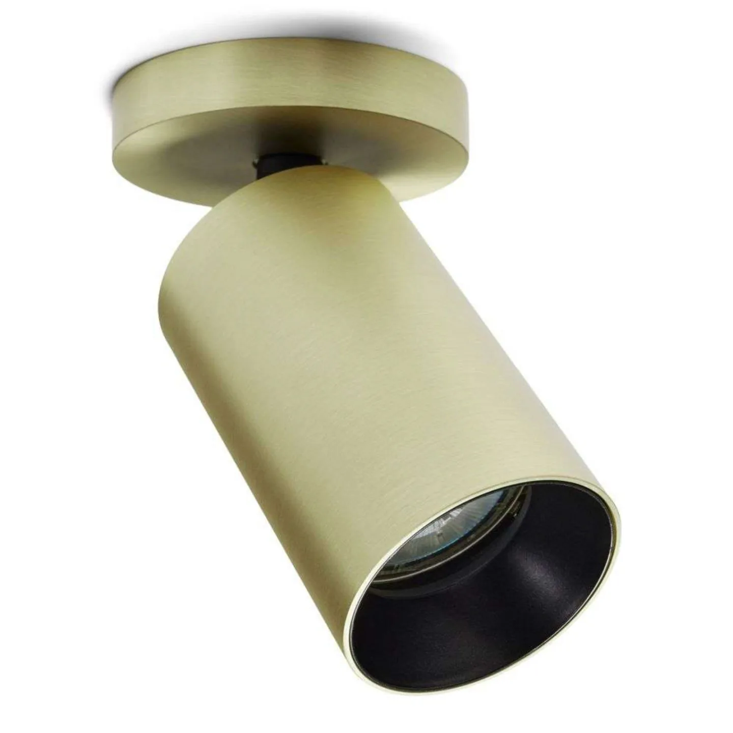SpotOn1 Circle Taklampe Messing - Antidark - Stue - Aluminium