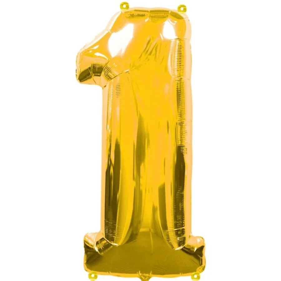 Luftballons Office gold Folie H 86 cm