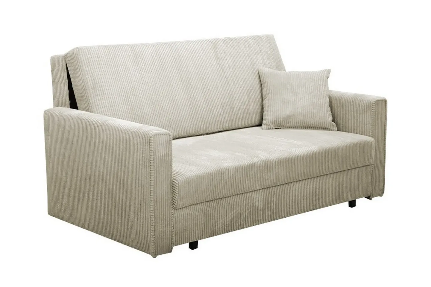 Denegal 2-sits liten bäddsoffa i Tyg - Beige