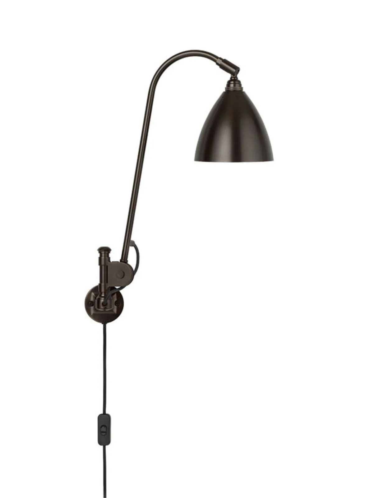Bestlite BL6 væglampe, Ø 16 cm, sort/messing - Gubi - Stue - Metal