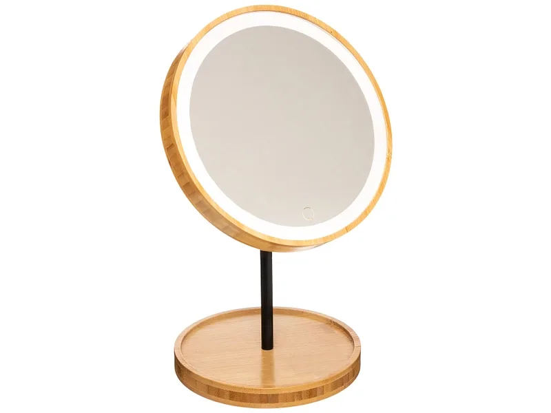 Kosmetikspiegel rund 5 FIVE SIMPLY SMART PEILY 19.5x31cm beige