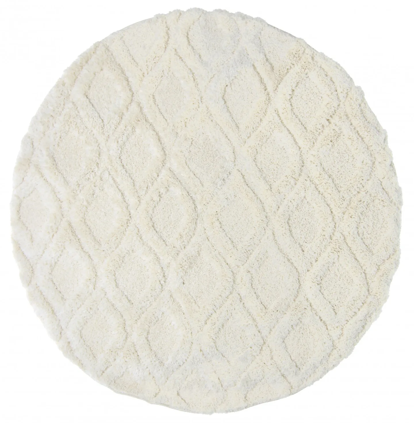 Runde tepper - Everett (offwhite) (Størrelse: Ø 240 cm)