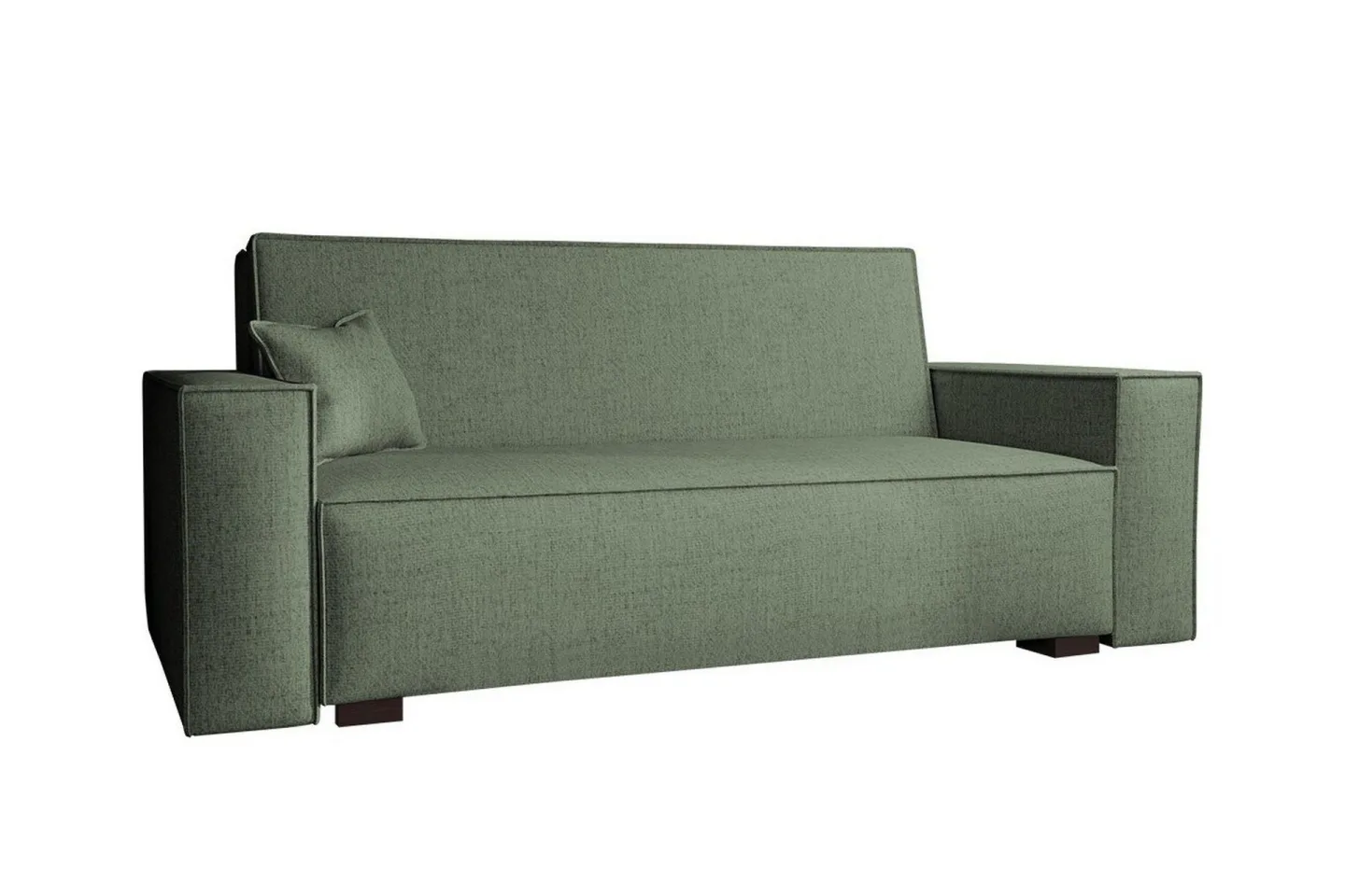 Denegal 2-sits liten bäddsoffa i Tyg - Grön