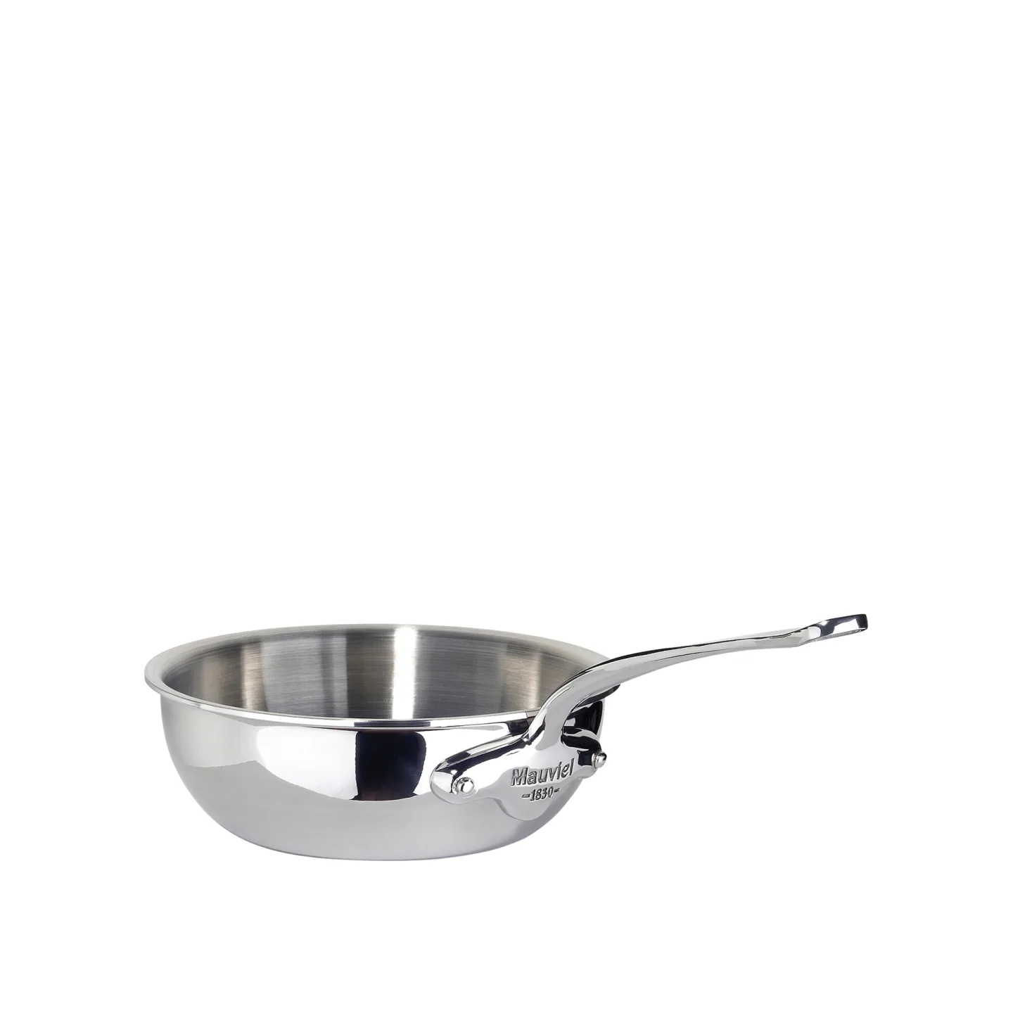 Mauviel - Sauté Pan Cook Style Steel - 1,1 L - Stekpannor - Silver