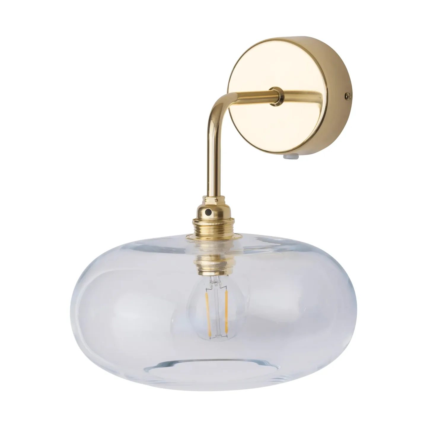 EBB & FLOW Horizon vägglampa Clear