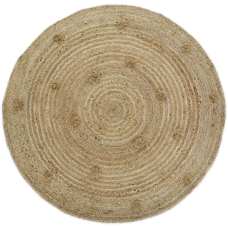 Teppich Jaroslav Jute 140 cm 140 cm