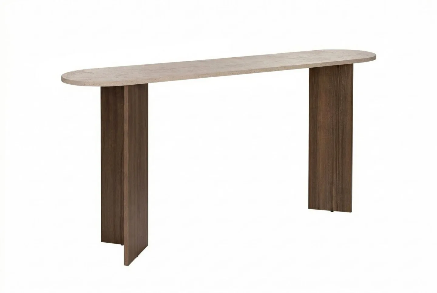 Yeno Sideboard 150x75x35 cm - Travertin, Venezia-valnöt