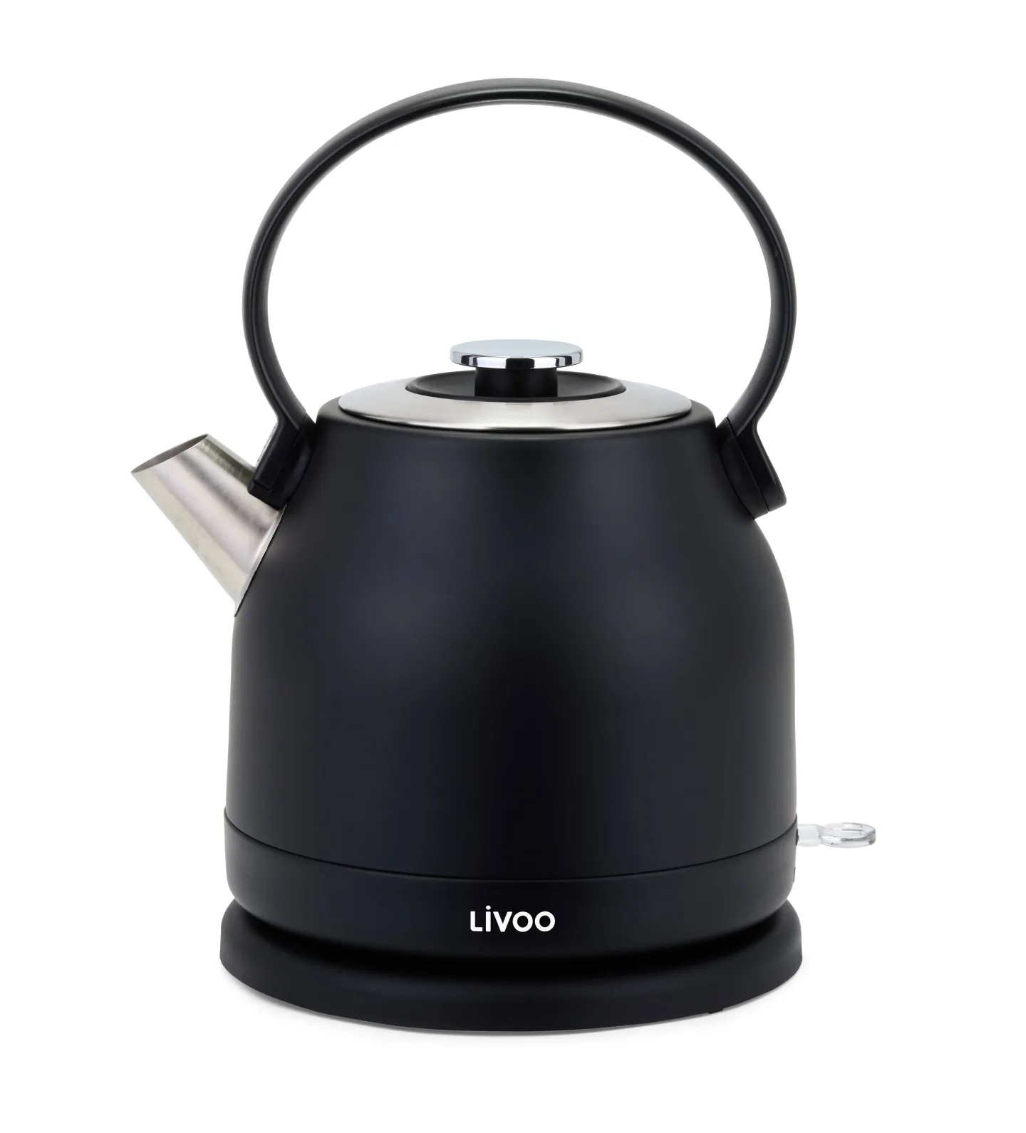 Livoo Retro Vannkoker - 1,5l - svart