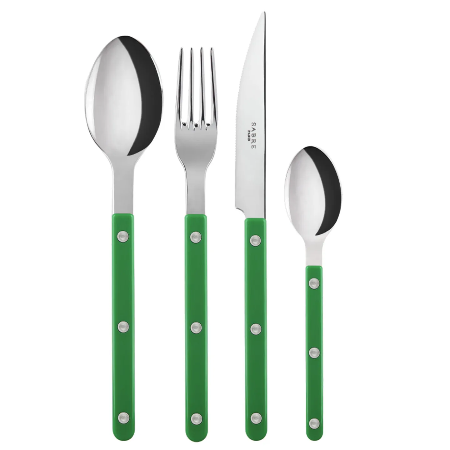 Sabre Paris - Bistrot solid bestickset 24 delar garden green - Bestickset - Metall