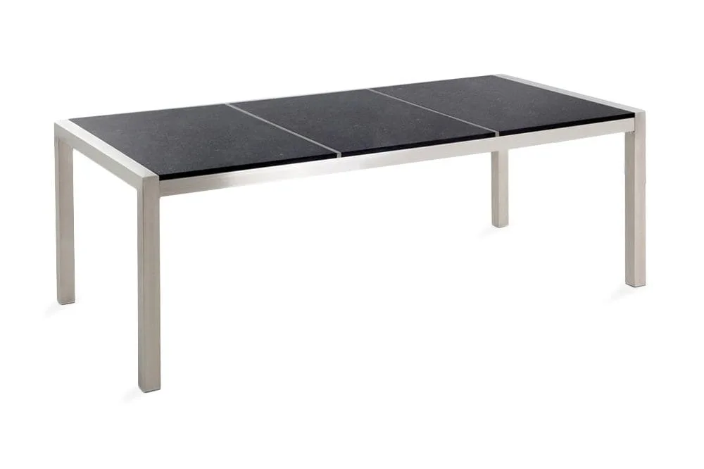 Grosseto Trädgårdsbord 220 cm - Svart