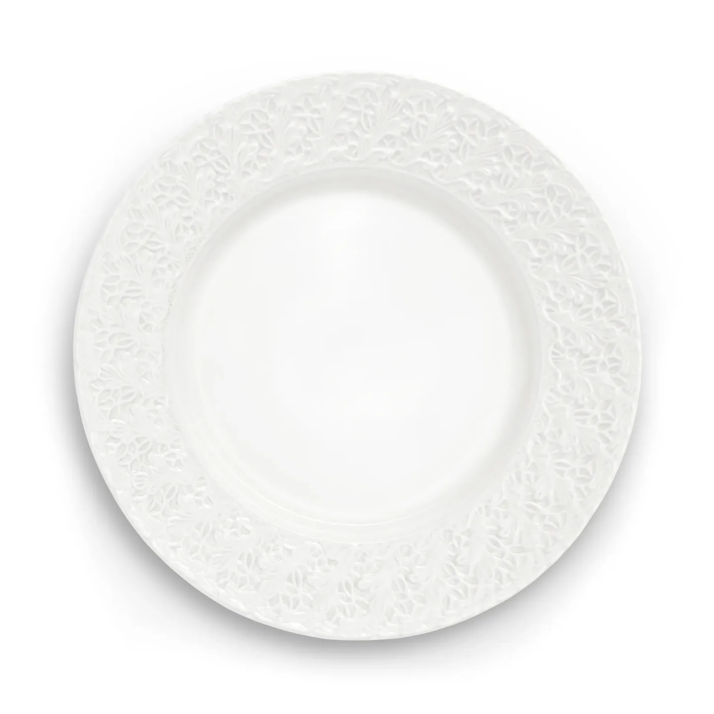 Mateus Lace tallrik 32 cm Vit