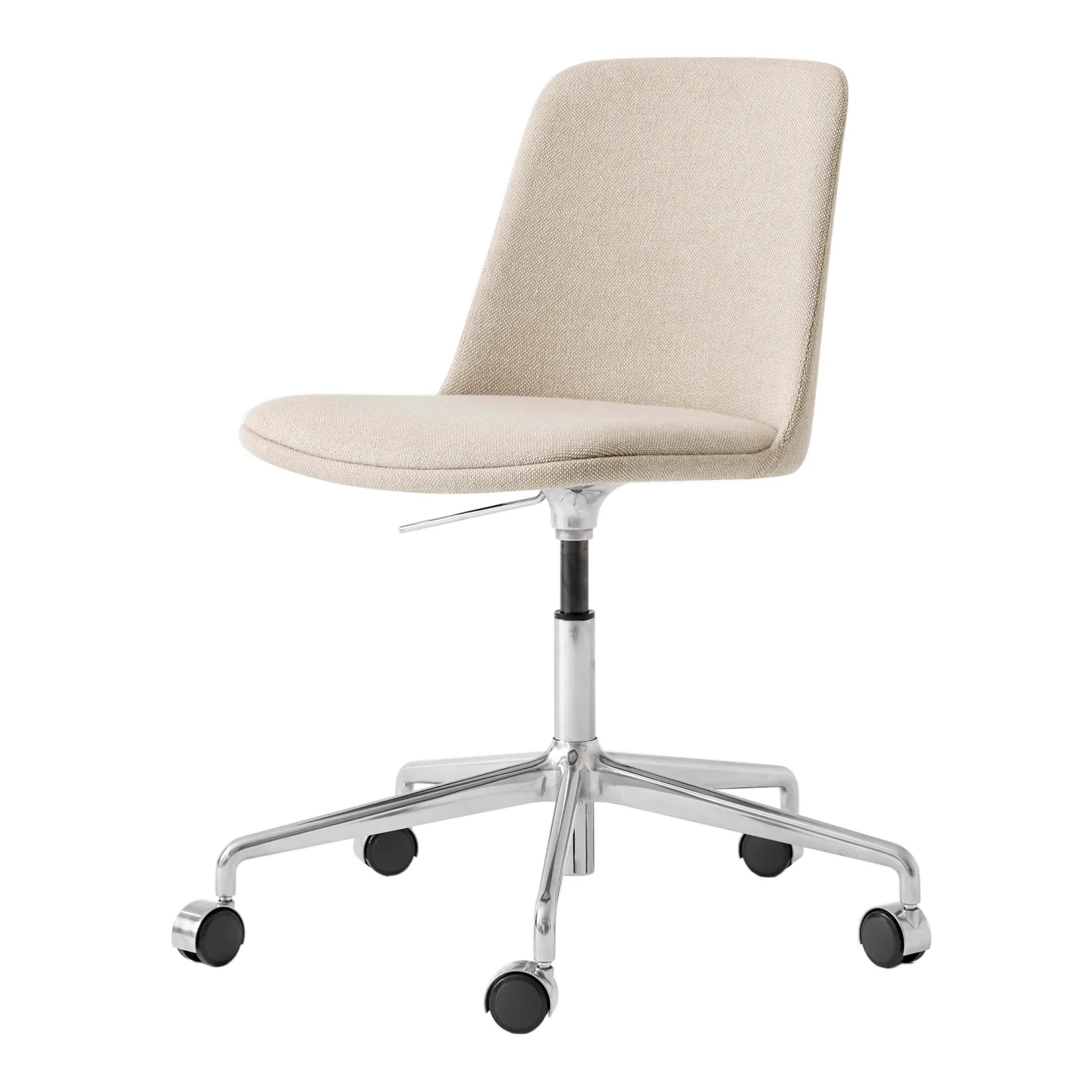 &Tradition - Rely HW31 Aluminium Base / Hallingdal 200 - Kontorsstolar - Hee Welling - Beige