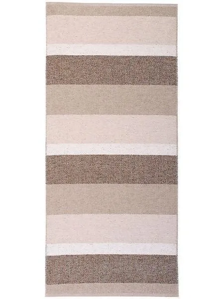 Plastmatter - Horredsmattan Block metallic (beige) (Størrelse: 70 x 50 cm)