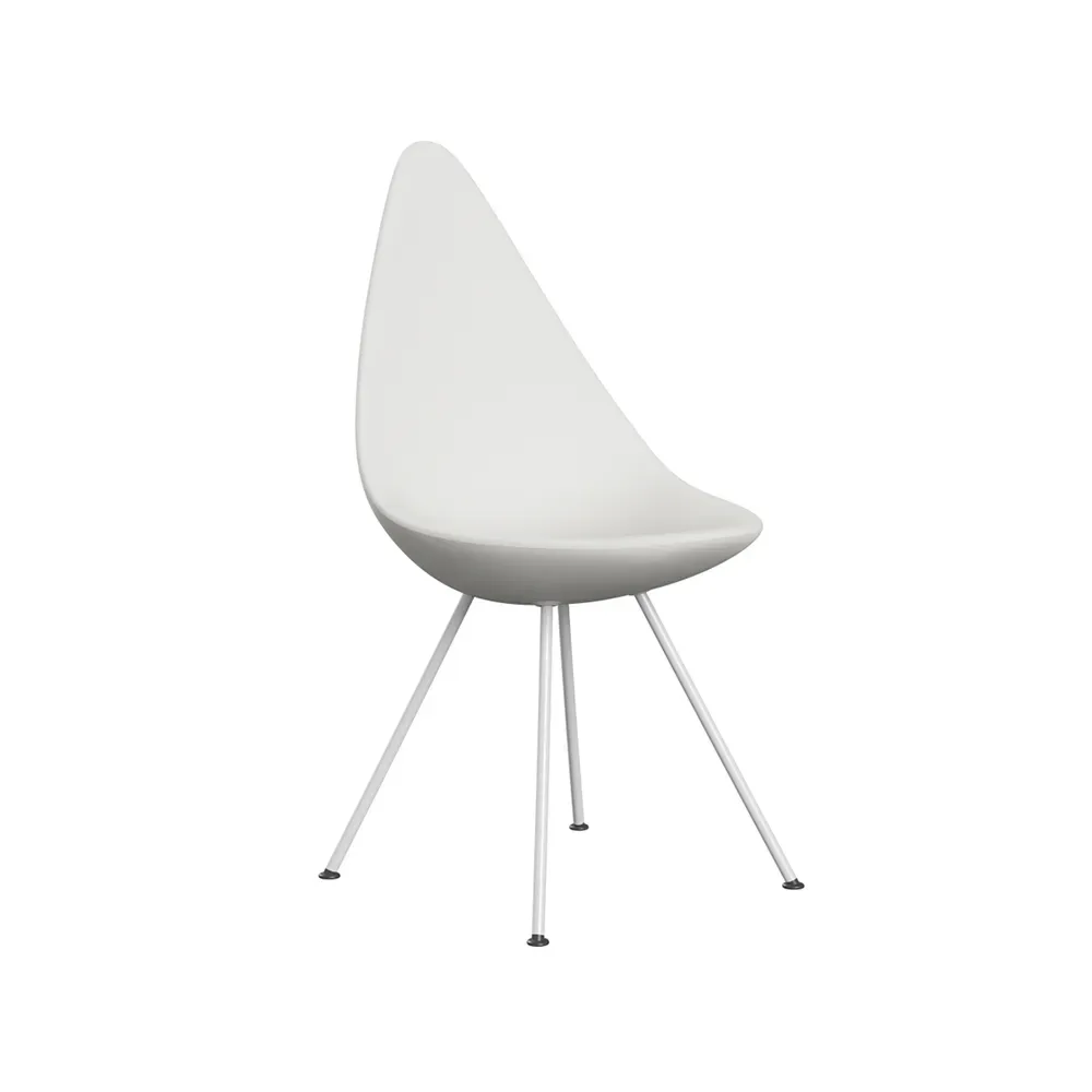 Fritz Hansen Droppen 3110 stol White-White