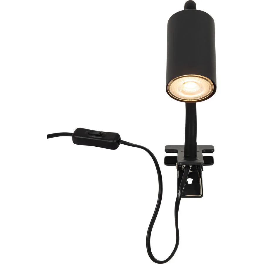 Bürolampe Morris Schwarz Eisen 10 cm 41.5 cm