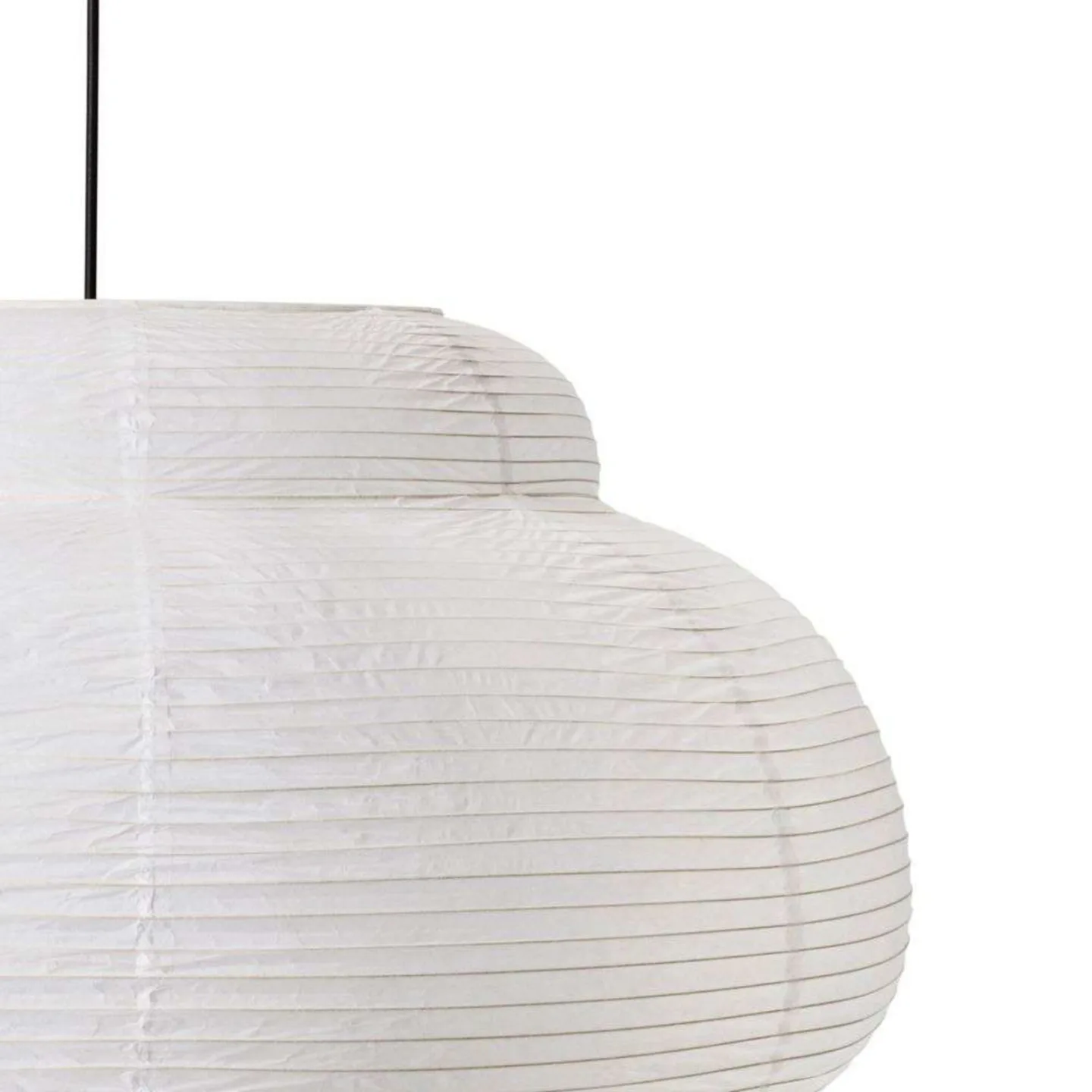 Papier Single Pendel Ø80 White - Made By Hand - Spisestue - Papir / kartong